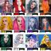 Kalolary 12 Colors Hair Chalk Comb - Temporary, Non-Toxic & Washable Hair Dye for Girls, Kids & Party - Perfect for Halloween, Christmas & Cosplay - Buy Online on SooperMarket.com