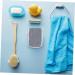 CANIGHT 5pcs Flip Soap Foam Net Exfoliator Sponge Mesh Soap Saver Bag Mesh Organizer Bags Cotton Linen Khaki - Buy Online on SooperMarket.com