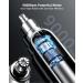 Rechargeable Ear and Nose Hair Trimmer for Men & Women | Professional Eyebrow Trimmer with Digital Display 9000 RPM Motor & Dual-Edge Blades - Efficient Grooming in Grey - Buy Online on SooperMarket.com