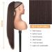 PORSMEER 30 Inch Yaki Straight Drawstring Ponytail Clip In Extensions for Women Kinky Straight Pony Tail Extensions Hair Extensions Ponytail (Dark brown) - Buy Online on SooperMarket.com