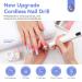 SAVILAND Electric Nail File 2024 - Portable White Nail Drill PRO with 12 Bits | Fast Nail Art Removal & Perfect Gift for Nail Lovers - Buy Online on SooperMarket.com