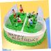 VILLFUL 8pcs Football Appetizer Picks Soccer Birthday Party Supplies Dessert Toppers Figurine Food Flags Soccer Party Decorations Pastel Party Decorations Sports Decor First Cake Cocktail - Buy Online on SooperMarket.com
