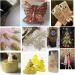 Body Glitter Chunky Nail Kit - 120g Holographic Hexagon Sequin Set for DIY, Gold Festival Decoration - Buy Online on SooperMarket.com
