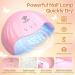 Modelones Poly Nail Gel Kit 8 Colors with 48W LED Nail Lamp - Professional Manicure Kit for Valentine's Day - Buy Online on SooperMarket.com