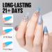 TOMICCA 4-in-1 Super Gel Nail Glue for Acrylic Nails - Nail Extension Gel with Base Coat, Flat Rhinestone and Foil Glue - 8ml - Buy Online on SooperMarket.com