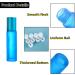 8 Pack Empty Glass Roll-On Bottles with Stainless Steel Rollers - Essential Oils Lotions & Perfumes - Vibrant Colors for Home & Travel | International Shipping - Buy Online on SooperMarket.com