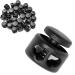 TXSN 30PCS Plastic Cord Locks Spring Stopper Fastener Toggles for Drawstrings  Paracord  Bags  Shoelaces  Clothing and More  Columnar Shape Double Holes