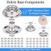 CENOZ Marine Grade Stainless Steel Snap Kit - 314PCS | Boat Cover & Furniture Snaps with Setting Tool - Silver - Buy Online on SooperMarket.com