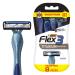 BIC Flex 3 Titanium Mens Disposable Razors With 3 Blades, Ideal Razor For Face and Body Shaving, 8 Piece Razor Kit for Men 8 Count (Pack of 1)