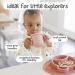 Bubba Bear Baby Cup with Straw | Weighted Sippy Cup for 6+ Months | Non-Spill, Easy Toddler Drinking Water Bottle in Pale Mauve - Buy Online on SooperMarket.com
