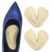 CAREOR 2 pairs of insoles to support the vault of the foot in plantar fasciitis foot vault heel spur midfoot cushion shock absorber for women and men KAKI