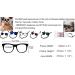 80s Style Pet Sunglasses for Small Dogs (Black) - Up to 15lbs - Buy Online on SooperMarket.com