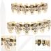 SOIMISS 1 Set Mouth Grill Rapper Props Decorative Teeth Grill Hip-pop Accessories Braces Stitching - Buy Online on SooperMarket.com