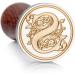 Mceal Wax Seal Stamp  Large Seal 1 1/5(30mm) Dia  Silver Brass Head with Wooden Handle  Regal Letter A to Z Series (Letter S) - Buy Online on SooperMarket.com