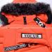 Odziezet Baby Boy Down Coat | Hooded Puffer Zipper Jacket | Orange | 1-2 Years - Buy Online on SooperMarket.com