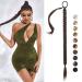 REECHO DIY Braid Ponytail Extension Long Straight Wrap Around Ponytail Hair Extensions Natural Soft Synthetic Hairpieces for Women - Dark Chocolate Brown 150g 34Inch-150g Dark Chocolate Brown