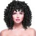 Smoothing for Hair European And American Small Curly African Ladies Wig Rod Fluffy Fiber High Temperature Silk Headgear Suitable For Black Women Frontal Closure Pink One Size - Buy Online on SooperMarket.com