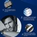 40Pcs Mach 3 Turbo Razor Blade Refills for Gillette - Precision Cut Stainless Steel Blades for Hard to Shave Spots - Buy Online on SooperMarket.com