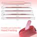 MelodySusie Blackhead Remover Kit - Professional Stainless Pimple Popper Tool for Nose & Face - Comedone Extractor & Blemish Whitehead Tool with Metal Case - Pink - Buy Online on SooperMarket.com