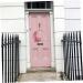 Cabilock Wrought Iron Gate Hanging Wreath Emblems Simulation Garland Hanging Garland Wall Decoration Door Rosy 20x20cm - Buy Online on SooperMarket.com