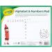 Crayola Alphabet Pad Tracing Worksheets 30 Pages White 10x8 Inches | Educational Learning Tool - Buy Online on SooperMarket.com