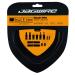 Jagwire - Road Pro Brake DIY Cable Kit | for Road Brake Caliper Bikes | Polished Stainless Bicycle Cables, SRAM and Shimano Compatible, 10 Color Options Stealth Black