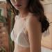 LoRier Women s Lace Bralette - Floral Adjustable Thin Strap V-Neck Wireless Triangle 75A White - International Shipping Available - Buy Online on SooperMarket.com