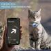 Shop Adjustable Leather Airtag Cat Collar - Reflective GPS Tracking Neck Band for All Cat Sizes (S Blue) - Anti-Losing Solution - Buy Online on SooperMarket.com