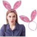 Sequin Cat Ears Headbands and Bunny Ear Headbands Shiny Hairbands Glittery Hair Hoops Hair Accessories for Easter Daily Wearing Party Decoration and Cosplay Accessories (Pink) - Buy Online on SooperMarket.com