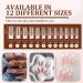 24PCS Long French False Nails Square - Matte Nude White Full Cover Press on Nails for Women Girls - Jelly Glue Included - Buy Online on SooperMarket.com