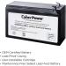 CyberPower RB1280A UPS Replacement Battery Cartridge | Maintenance-Free User Installable 12V/9Ah | Fast International Shipping - Buy Online on SooperMarket.com