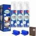 All-Purpose Rinse-Free Cleaning Spray Bubble Cleaner Bubble Cleaner Foam Spray Bubble Cleaner Foam (100ml*3)