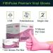 Pink Vinyl Disposable Gloves Small 100 Pack - Latex Free, Powder Free Medical Exam Gloves - 3 Mil Thickness | Ideal for Surgical, Home Cleaning, and Food Handling - Buy Online on SooperMarket.com