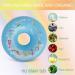 Yueci Rainbow Bladder Donut Bath Bombs - Handmade Bubble Bath Bombs for Women & Kids - Perfect for Relaxation - Buy Online on SooperMarket.com