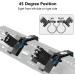 MidTen R2 45 Degree Offset Flip Up Iron Sight Set for Picatinny Rail - Buy Online on SooperMarket.com