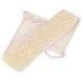 Bath Wash Strap  Loofah Back Scrubber Strap Exfoliating Back Strap for Shower Massage Plant Hemp and Sponge Body Back Washer for Men and Women  Skin Care Bathing Accessories