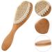 Kisangel Comb Cap Massaging Toddler Hair Brush - Natural Bristles, Wooden Massager for Kids - Perfect Gift for Baby Registry - Buy Online on SooperMarket.com