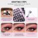 Jsdoin Cluster Lashes 84 Pcs C/D Curl 8-16mm Length DIY Eyelash Extensions - Natural & Mega Styles - Buy Online on SooperMarket.com