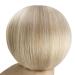 Youngsee Clip-In Hair Extensions - 35cm Real Hair 120g - Ashblond & Platinum Highlights - 7 Pieces - Buy Online on SooperMarket.com