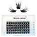 Individual Lashes C Curl Cluster Lashes 0.07mm 12mm DIY Lash Extensions Wide Stem Individual Eyelash Clusters Reusable Soft and Wispy Clusters Eyelash Extensions(FD-D29-0.07-C-12) RR-12mm D29-0.07-C