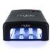 MYLEE UV Gel Nail Curing Lamp 36 Watt Fast Drying Gel Polish Manicure & Pedicure Removable Tray 120-Second Preset Timer 4 x 9W UV Bulbs (Included) UK Plug (Black)