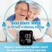 Wrist Blood Pressure Monitor - Digital BP Cuff, Automatic Machine, 90X2 Reading Memory, Large Tri-Backlit Screen, Rechargeable, Pulse Rate Monitoring, for Home Use - Black - Buy Online on SooperMarket.com