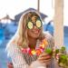 GALPADA 1 Set Pineapple Sunglasses and Hawaiian Leis Set Luau Flower Leis Necklace Headbands and Wristbands for Tropical Hawaiian Beach Party Decorations Birthday Party Favors - Buy Online on SooperMarket.com