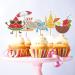 Mulukaya 24Pcs Summer Beach Themed Cupcake Toppers Sun Hat Surfboard Watermelon Goggles Treat Cake Picks for Pool Beach Hawaii Surfing Birthday Wedding Travel Vacation Party Decorations - Buy Online on SooperMarket.com