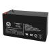 AJC Battery Compatible with Werker WKA12-1.3F 12V 1.3Ah Sealed Lead Acid Battery