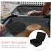 Gogogmee 1pc Hair Dryer Storage Bag Carrying Portable Travel Pouch for Hair Styling Tools Suitcase Black Eva - Buy Online on SooperMarket.com