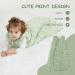 Looxii 3.5 TOG 100% Cotton Baby Sleeping Bag | Newborn Sleepsack for Boys and Girls 12-18 Months | Soft Wearable Blanket | Green Leaf Design - Buy Online on SooperMarket.com