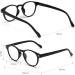 JM 4 Pack Vintage Round Spring Hinge Reading Glasses for Men & Women +1.0 Mixed Color Set - Buy Online on SooperMarket.com