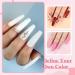 COSCELIA 10PC Multi-Color UV Nail Polish Set with 36W Nail Dryer & Poly Extension Gel Kit | Complete DIY Manicure Accessories for Home & Salon #0179 - Buy Online on SooperMarket.com