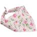 Lionet Paws Dog Bandana - Pink Flower Triangular Scarf for Small Medium & Large Dogs | Stylish Headscarf for Pets (Pack of 1) - Buy Online on SooperMarket.com